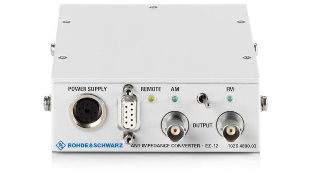 R&S羅德與施瓦茨 EZ-12 天線阻抗變換器，適用于干擾電壓測量