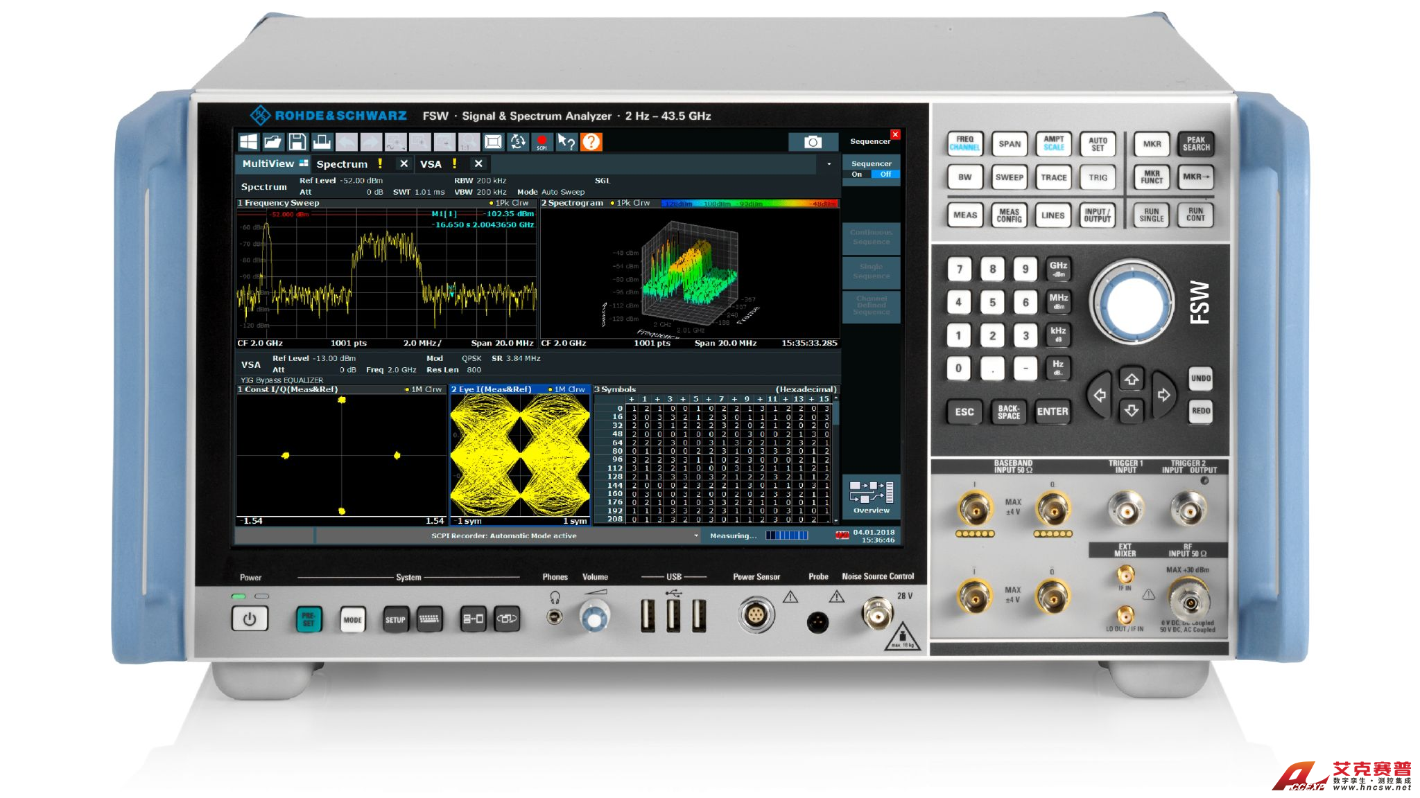 6-FSW.png 羅德與施瓦茨 3GPP標準的5G NR信號產生和分析平臺