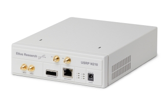 美國NI USRP N210 套件（USRP N210、2 根 SMA 隔板射頻電纜、以太網電纜、電源）