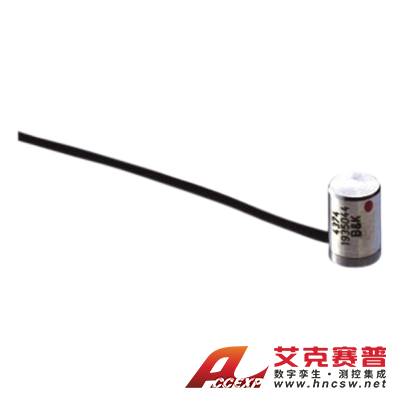 HBK 4374 型  微型壓電式電荷加度傳感器、側向連接器、整體線纜