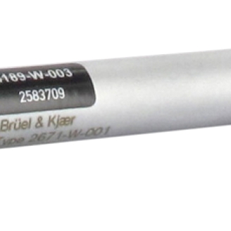 4189-W-003型  帶2671-W-001型前置放大器的?英寸自由場(chǎng)傳聲器，6 HZ 至 20 KHZ，預(yù)極化