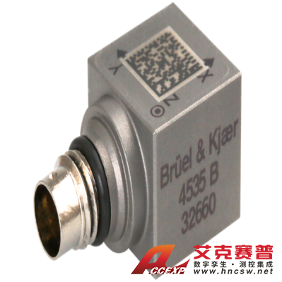 HBK 4535-B型  通用型三軸CCLD加速計(jì)，TEDS傳感器，9.8 mV/g，不含電纜