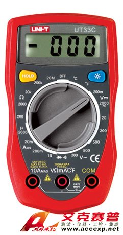 UNI-T UT33C 數字萬用表