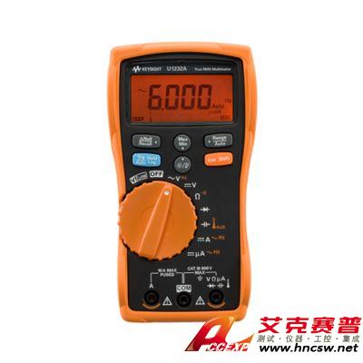 keysight是德 U1232A 手持式數字萬用表，3位半